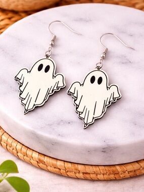 ⚠️ 5/25: Halloween Ghost Dangle Earrings